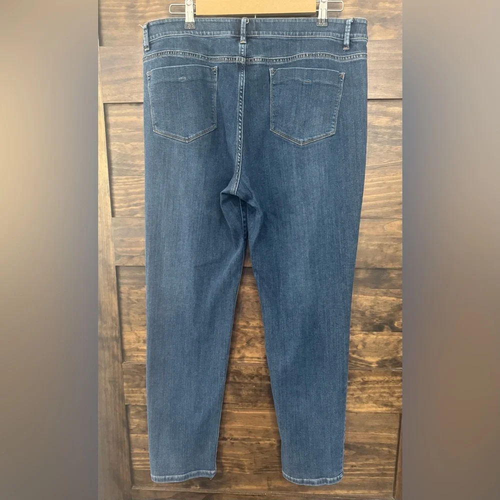 J.Jill Weekenders Women's Straight Leg Blue Jeans - Picture 2 of 7